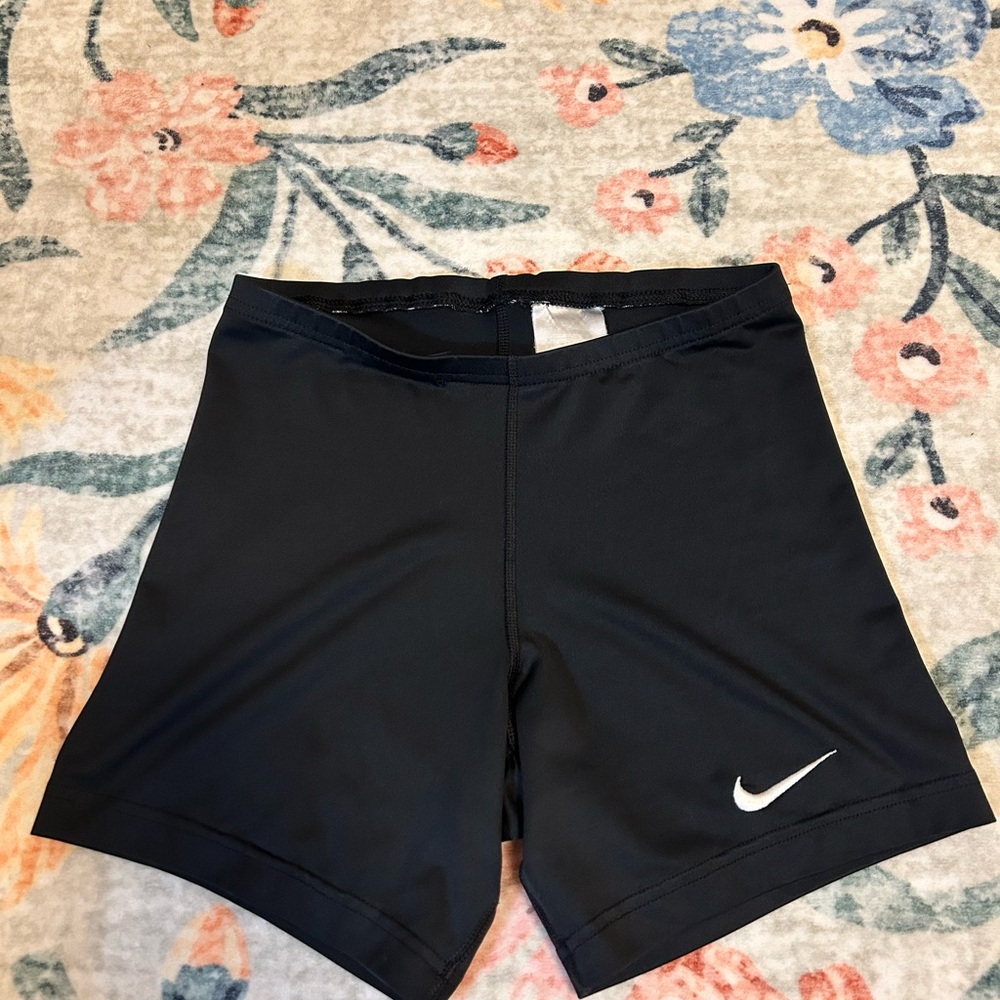 Nike Black Athletic Spandex Shorts